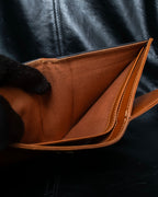 "Maison Margiela" Brown Leather Compact Wallet