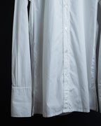 "MAISON MARGIELA" 20AW Long cuff design cotton white shirt