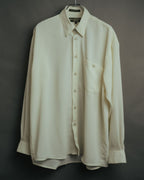 -MOOD Vintage Collections-
90’s Fine ridge ivory drape shirt