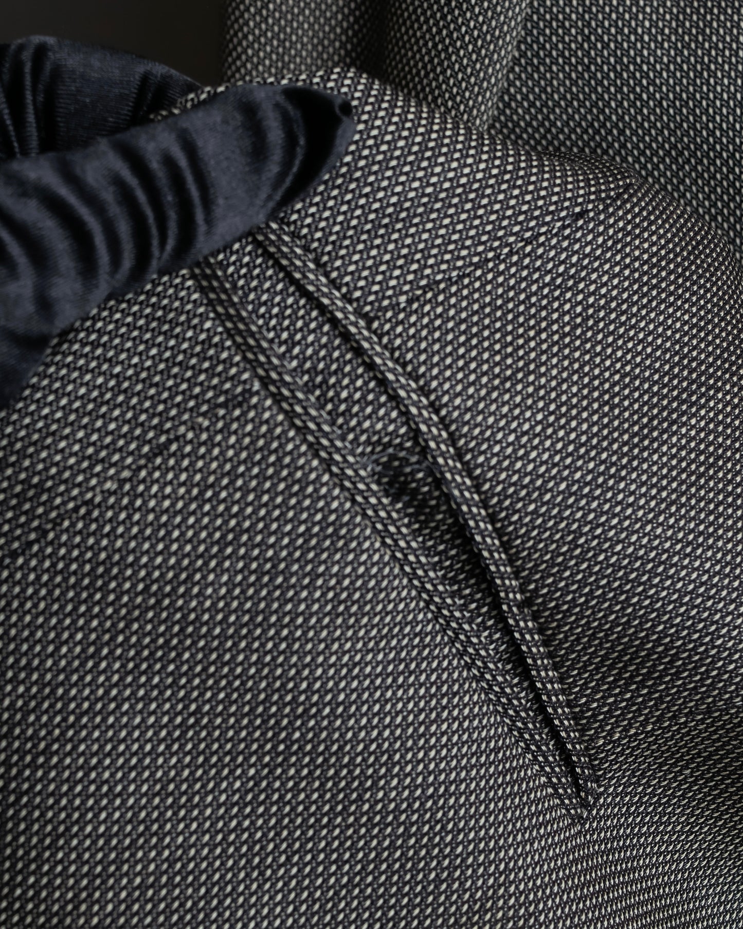 "HUGO BOSS" Woven pattern oversized 3 button tailored jacket