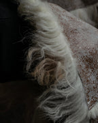 "Dolce &amp; Gabbana" Mouton &amp; knit combination design coat