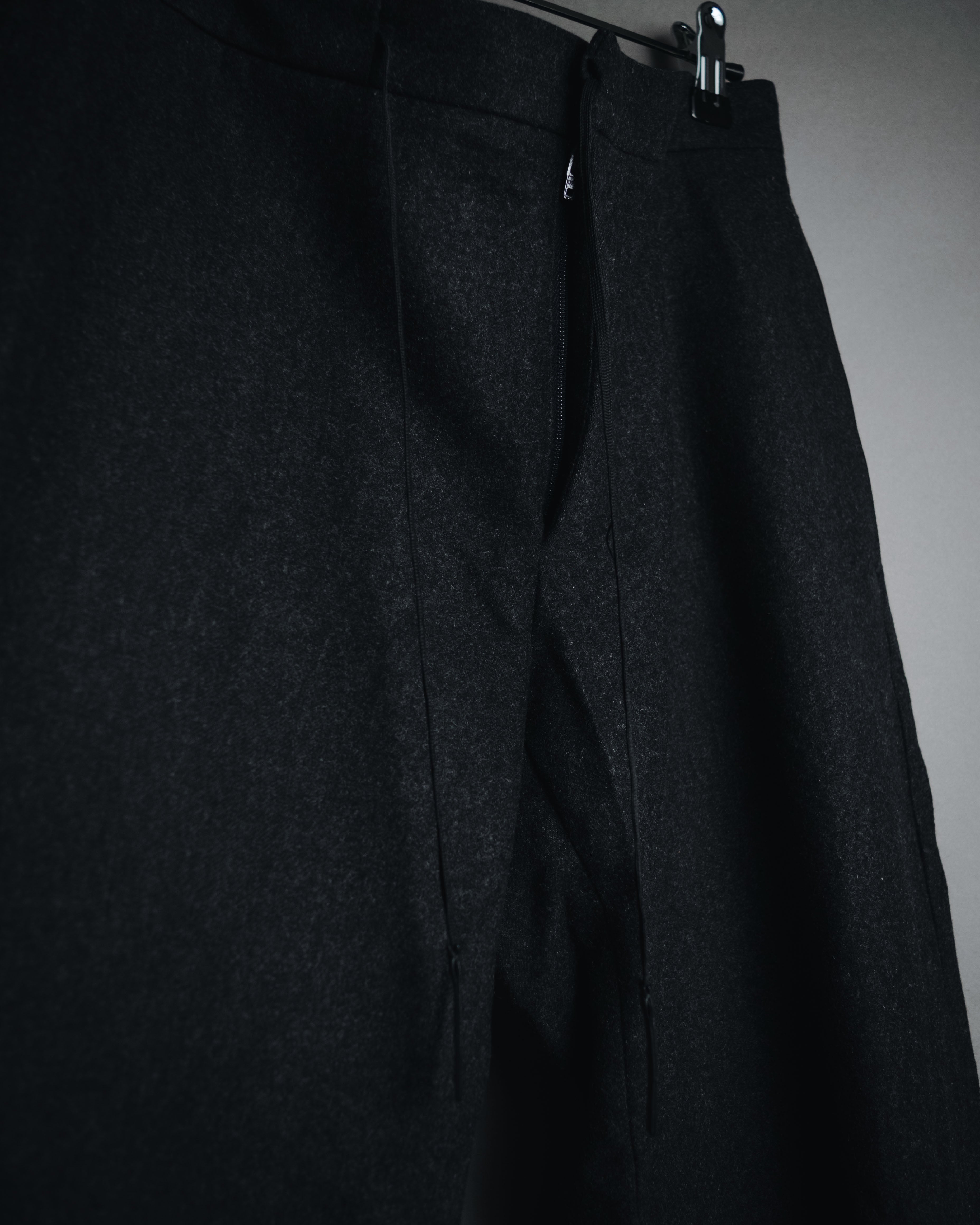 "Maison Margiela" 2016AW drawstring wool tailored slacks