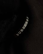 "BURBERRY" Subdued tone military detail mid-length trench coat