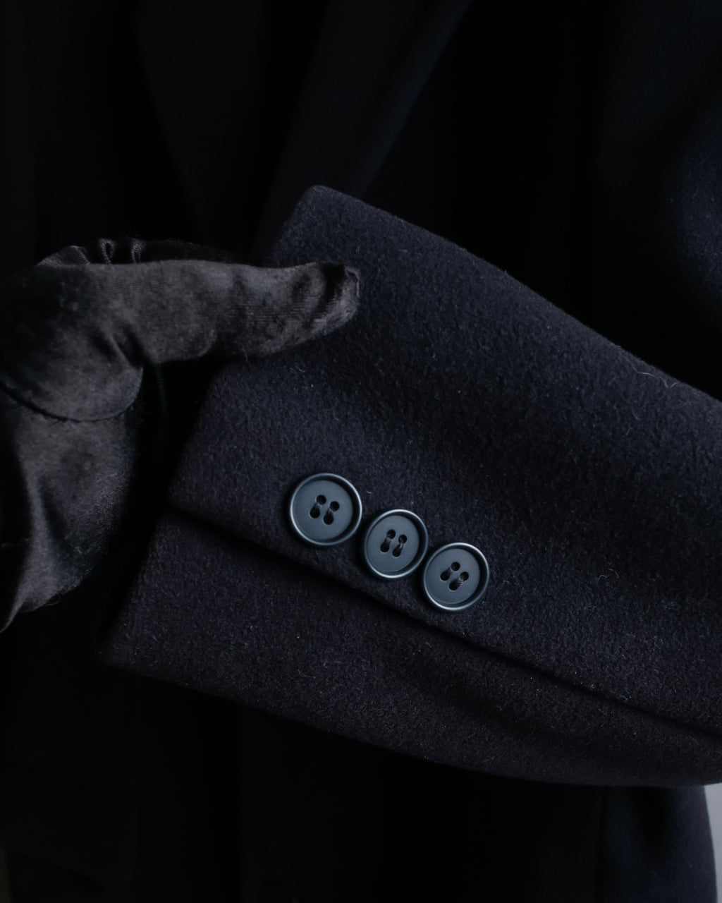 "EMPORIO ARMANI" Single-breasted oversized chester coat