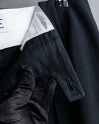 "LOEWE" Deep pleat tapered draped slacks