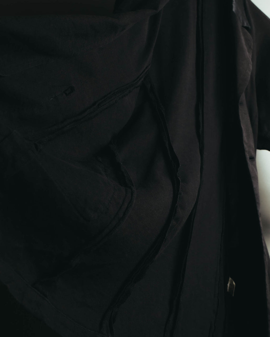 "i wish Y's bis" late 80's-90's Relaxed linen cotton long jacket