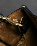 "LOEWE" Gate top handle 2way leather bag