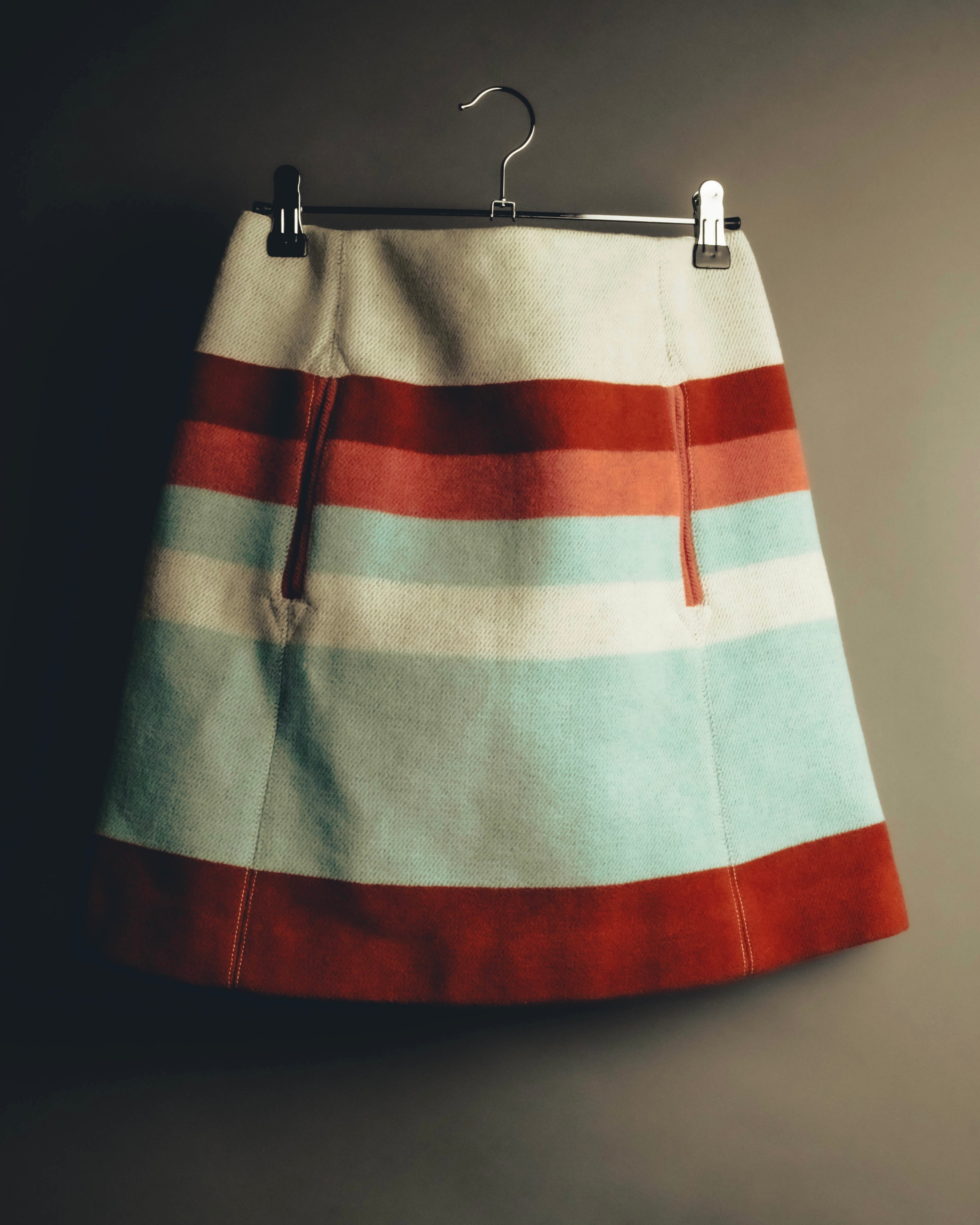 "See By Chloé" 00's-10's Textured striped wool blend mini skirt
