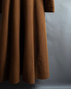 -SPECIAL- "Christian Dior" 80's-90's
Shaped flare silhouette collarless coat