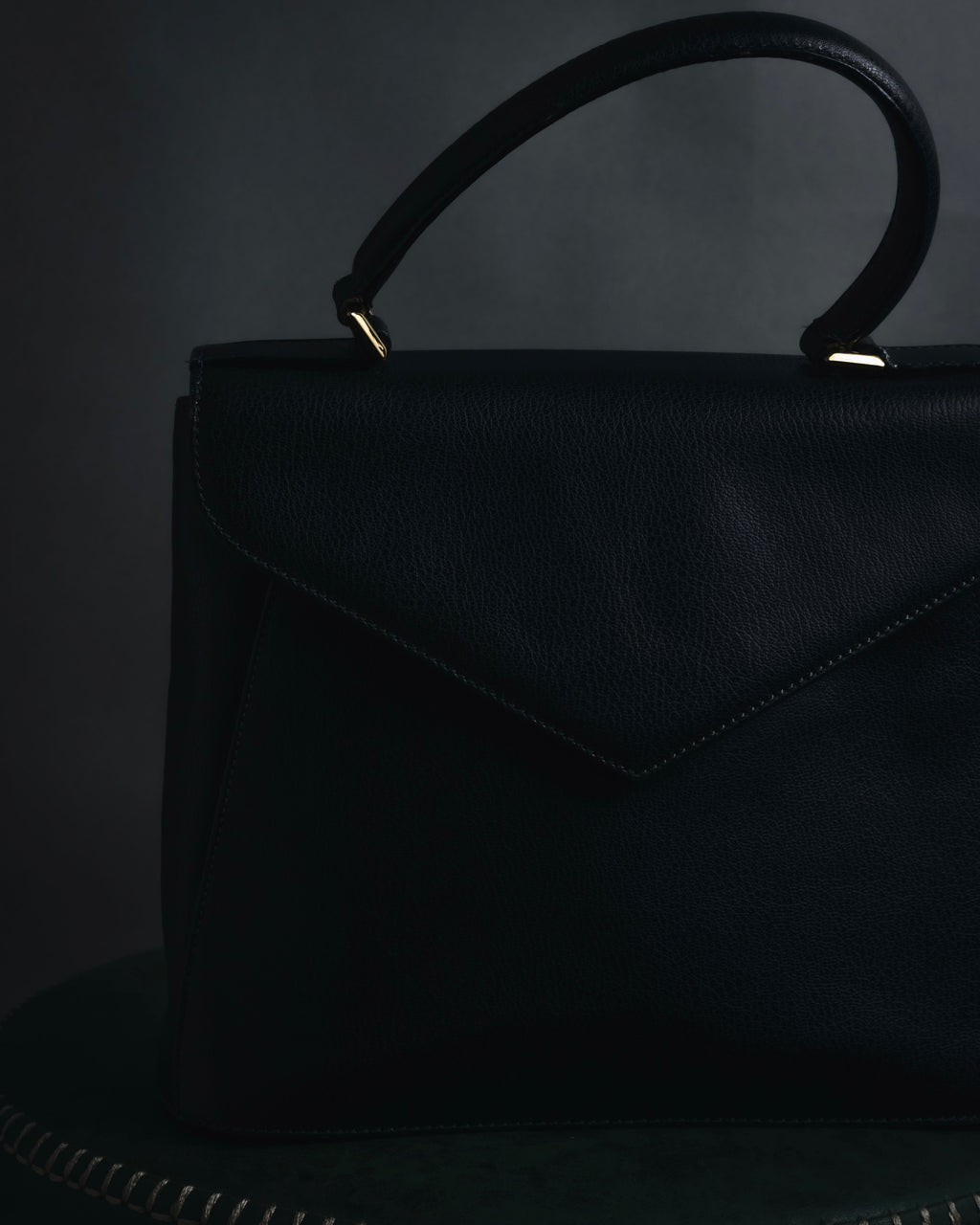 "Salvatore Ferragamo" Mid 90’s archival envelope flap top-handle bag