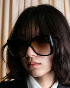 "GUCCI" Butterfly frame oversized shaped sunglasses