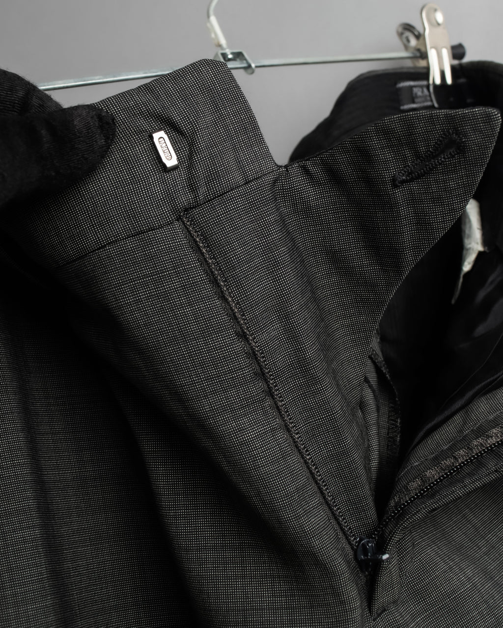 "PRADA" Sharkskin wool minimal tailoring set up