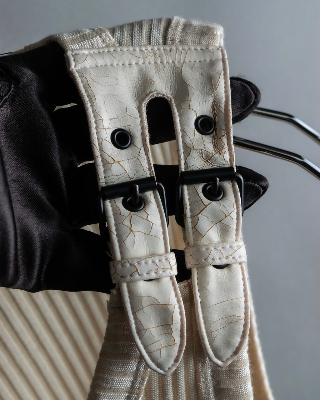 “Jean Paul Gautier” Double belted shoulder designed tank top