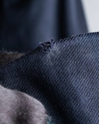 "GUCCI" Shawl collar glossy black jacket