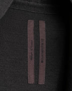 "Rick Owens" 12AW asymmetrical hooded knit cardigan