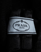 "PRADA" High-gauge folded turtleneck knit
