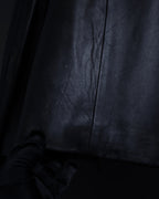 "Weekend Max Mara" Minimalist design center zip-up leather jacket