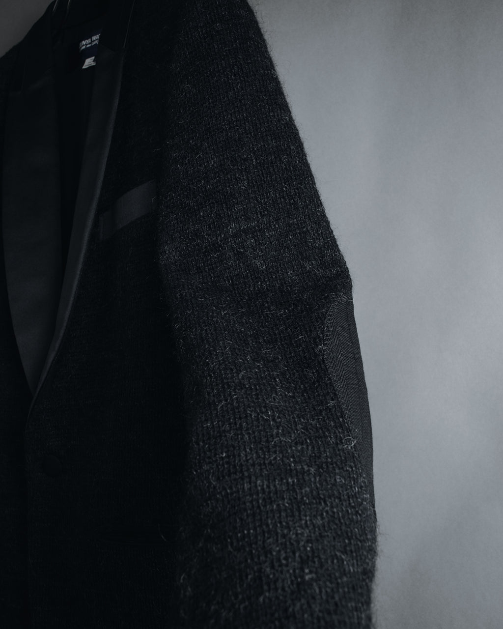 –SPECIAL– "JUNYA WATANABE COMME des GARÇONS MAN" 2015AW mohair blend satin shawl lapels jacket