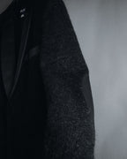 –SPECIAL– "JUNYA WATANABE COMME des GARÇONS MAN" 2015AW mohair blend satin shawl lapels jacket