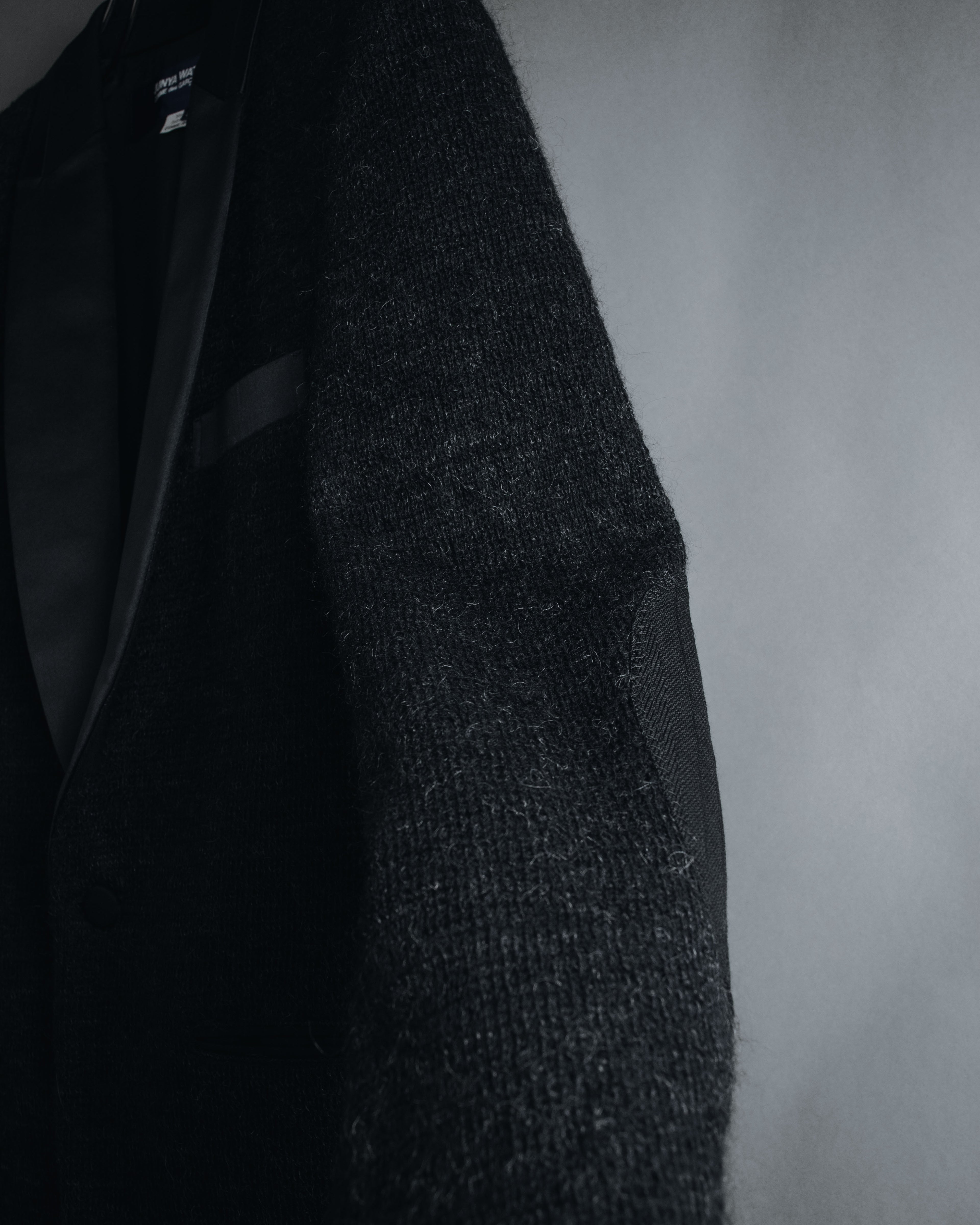 –SPECIAL– "JUNYA WATANABE COMME des GARÇONS MAN" 2015AW mohair blend satin shawl lapels jacket