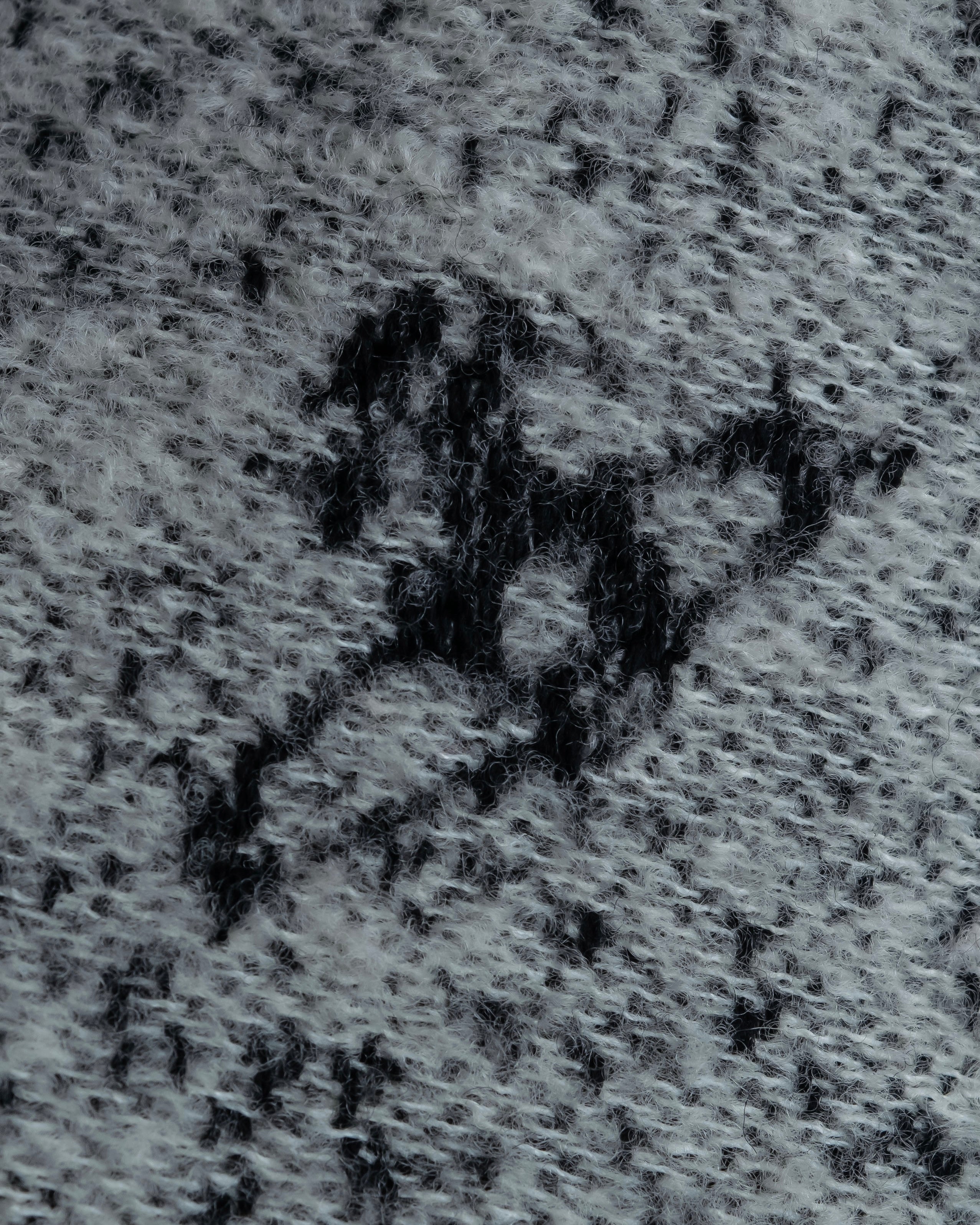 "Vivienne Westwood" Logo random motif pattern fringe muffler