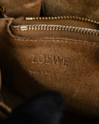 "LOEWE" Gate top handle 2way leather bag