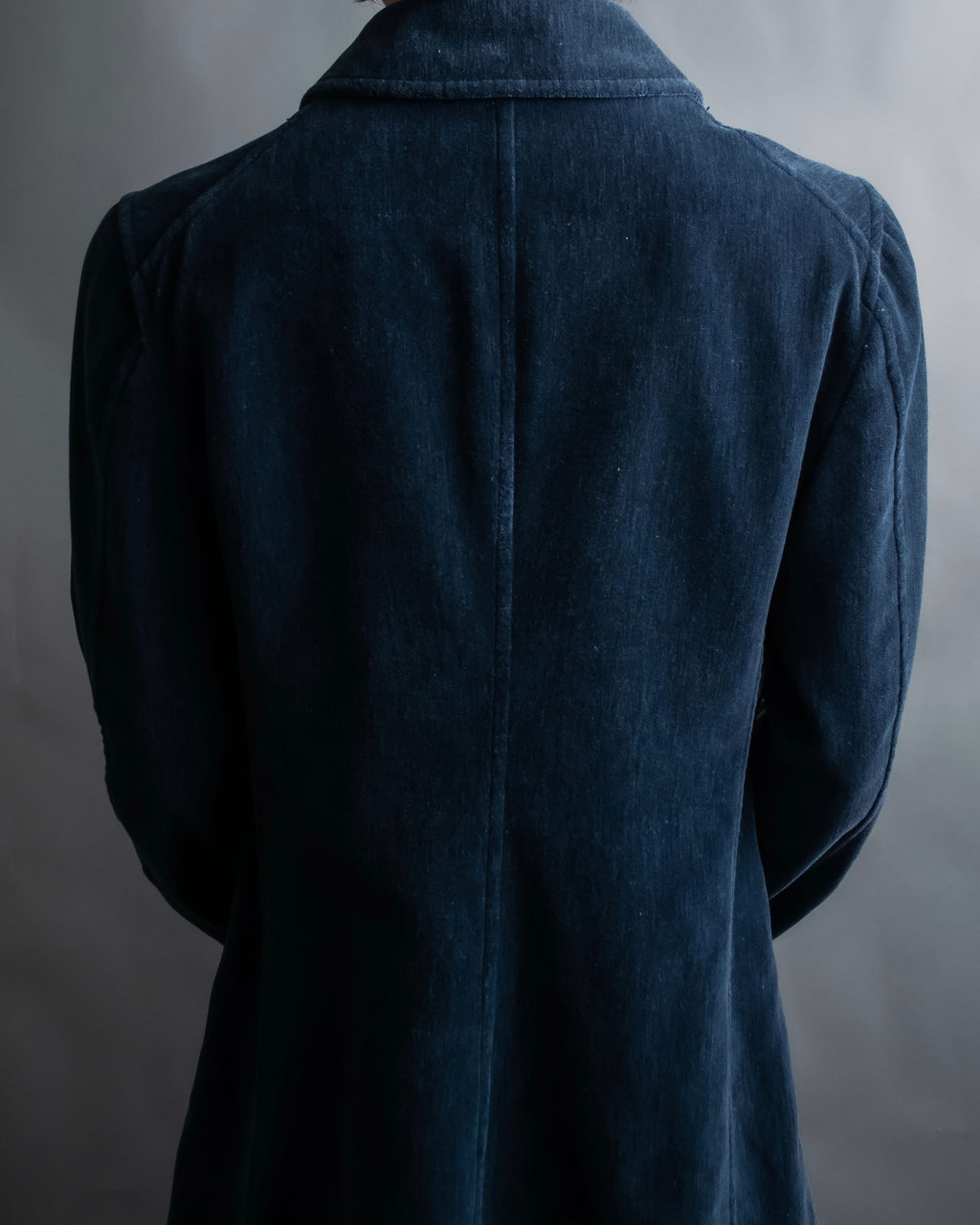 "Comme des garçons robe de chambre" Beautiful velour double half coat