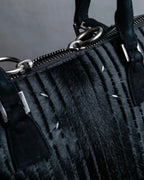 "MAISON MARGIELA" 5AC Harako leather corduroy combination 2way bag