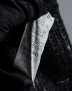 “MAX&Co.” Double-breasted houndstooth tweed coat