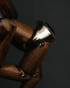 "Alexander McQueen" 10’s black stone signet ring