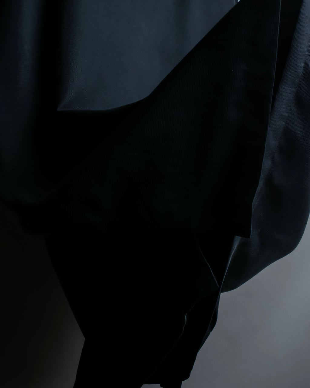 "HUGO BOSS" Striped fabric super oversized black shirt