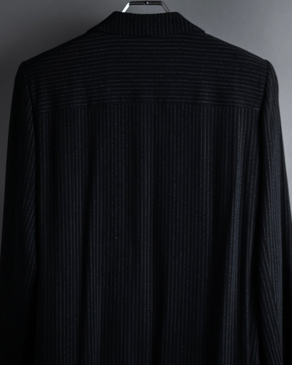 “Christian Dior” 90’s pinstriped four-button long tailored jacket