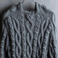 "JEAN PAUL GAULTIER" Cable knit design hooded pullover