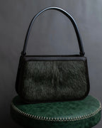 "CELINE" 2000's Made of pony leather one-handle bag