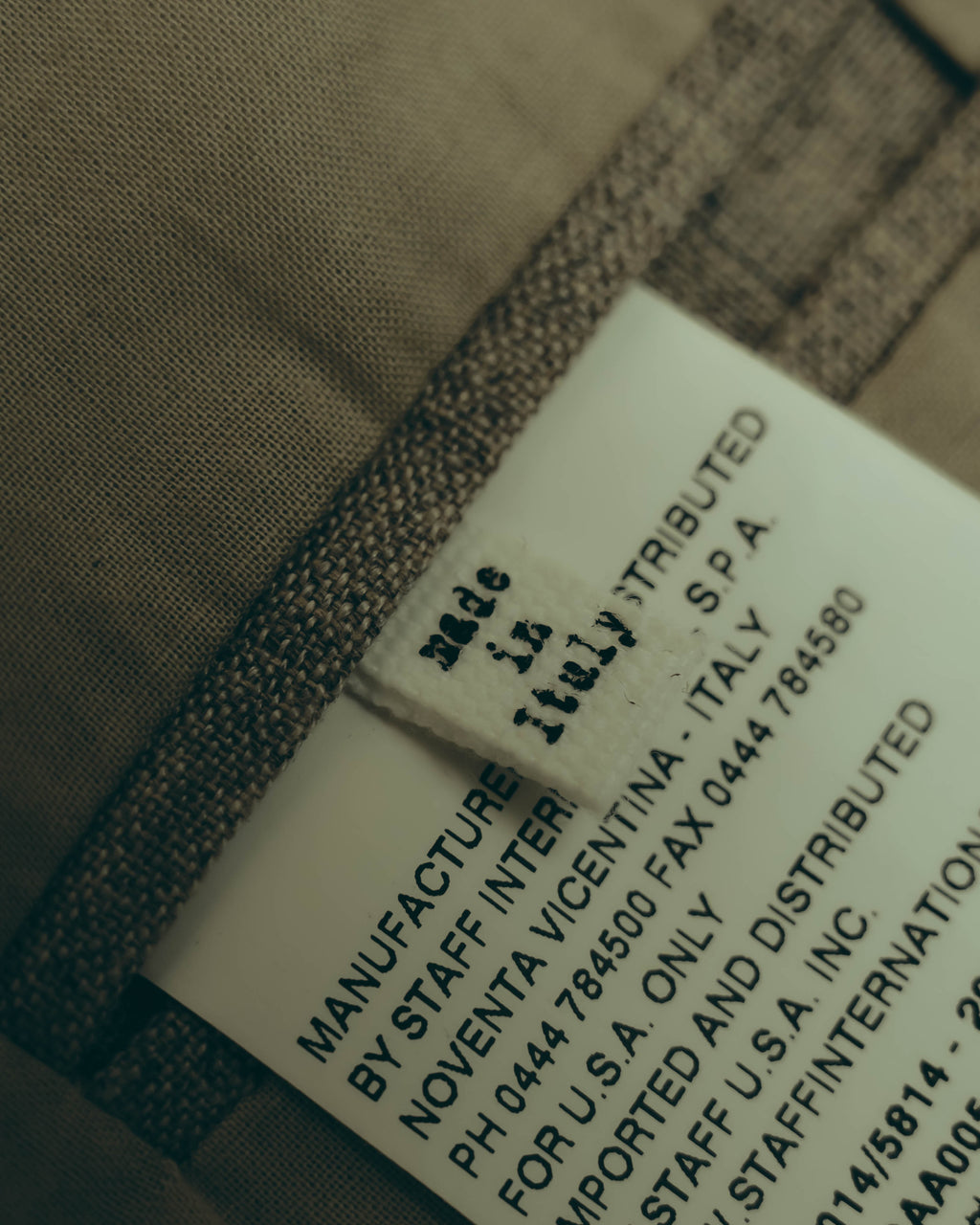 -SPECIAL- “Maison Martin Margiela” 2014SS raw-edge linen tailored jacket