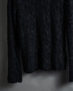 "COMME des GARCONS" 20SS Floral motif lace pullover