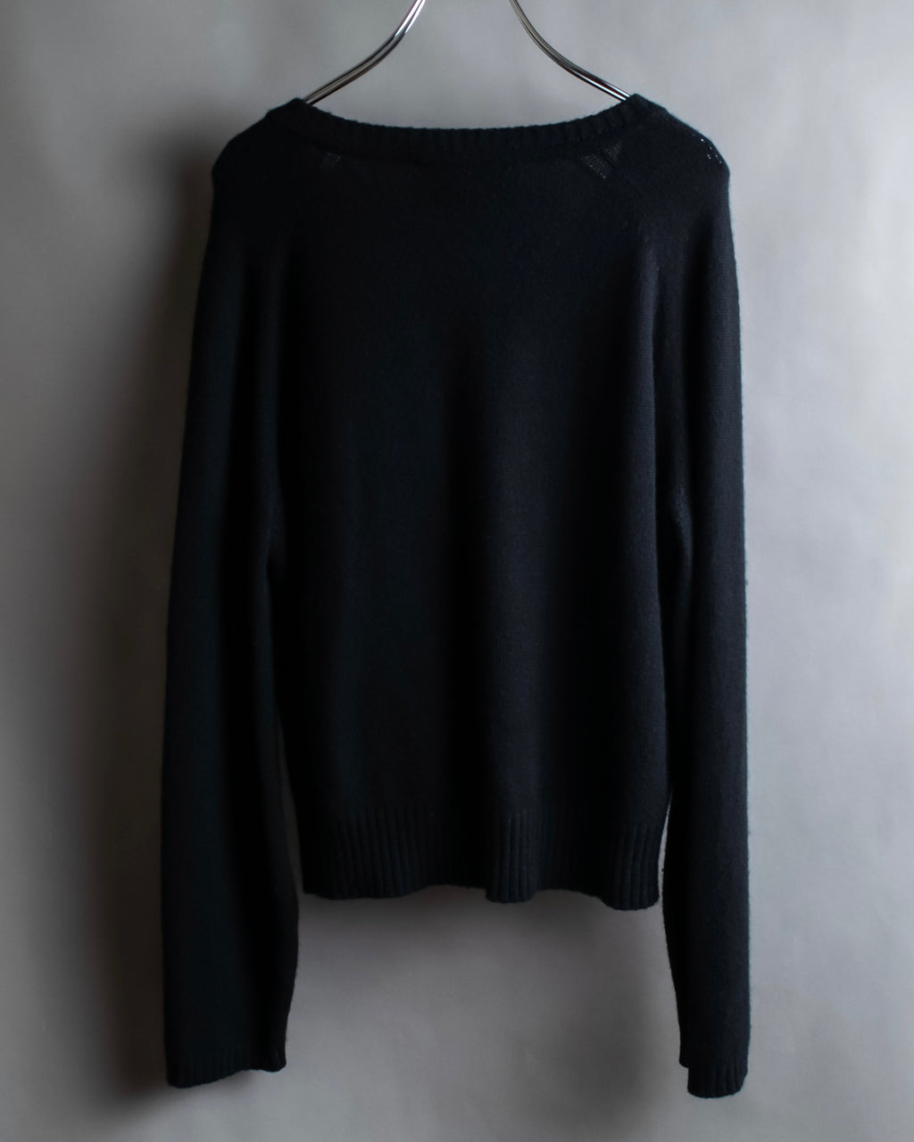 "GUCCI" Horsebit design V-neck cashmere knit