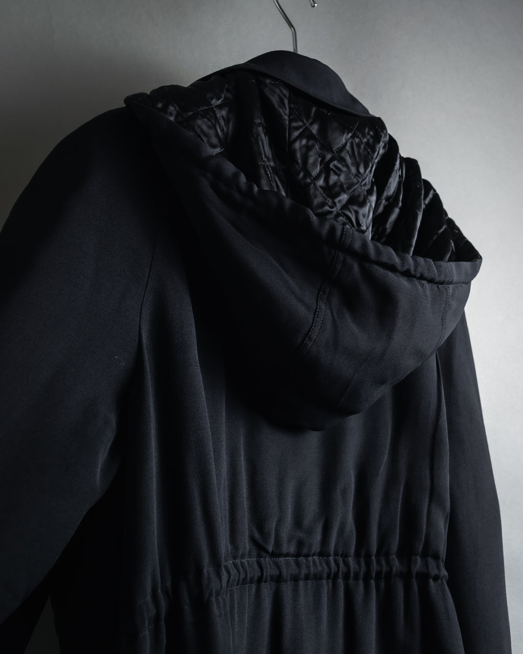 "VALENTINO" 90’s Couture-lined hooded coat
