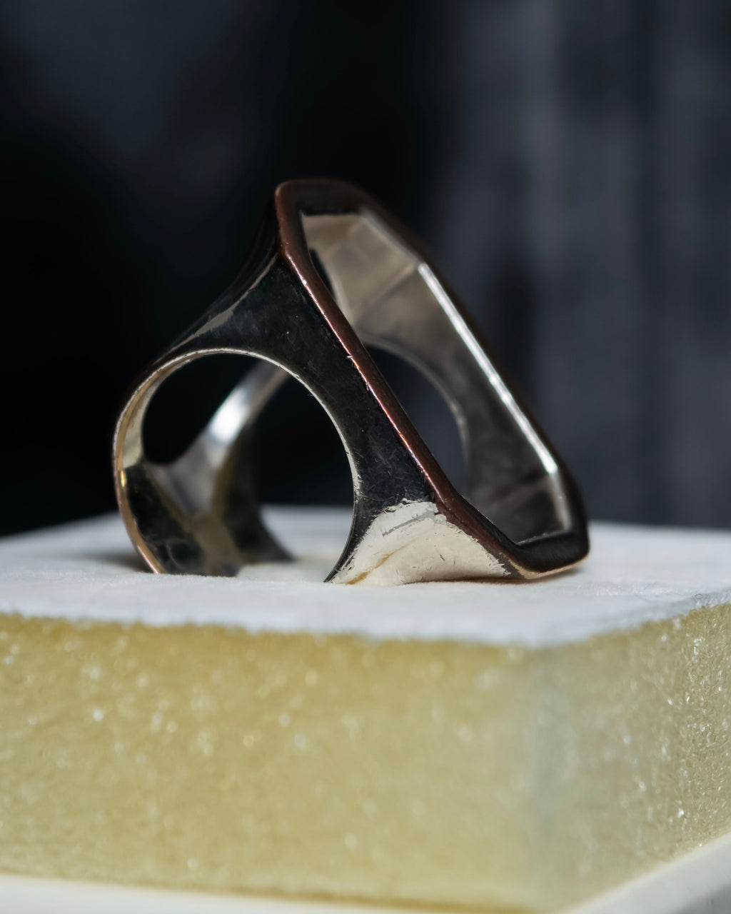 "Maison Margiela" octagon designed 2-way ring