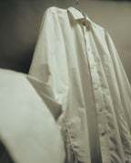 "Yves Saint Laurent" 80's-90's Classic off white dress shirt