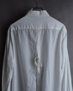 "Acne" Ribbon slit back design shirt