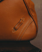 -SPECIAL- “Christian Dior” 2006-2007 Gaucho saddle leather two-way satchel