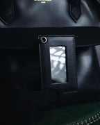 "BALENCIAGA" 2013 Autumn/Winter Padlock All Afternoon Structured Leather Bag