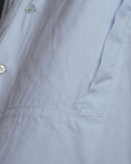 “ISSEY MIYAKE” 90’s-00’s Asymmetric stand collar cotton shirt