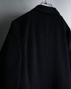 "FENDI" 00's-10's Karl Lagerfeld design shaped long coat