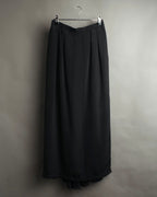 -SPECIAL- “Christian Dior” 80’s silk pleated long skirt