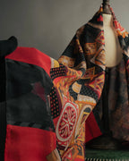 "Salvatore Ferragamo" 2010's Geometric tribal print silk scarf