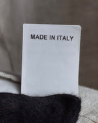 "BRUNELLO CUCINELLI" Contrast collar hidden placket linen shirt