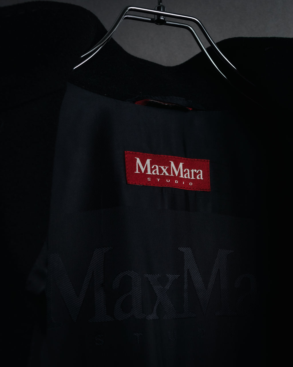 "MaxMara STUDIO" 2010’s Virgin wool stand-collar coat