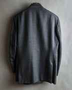 "Christian Dior" Metal button double-breasted tailored jacket